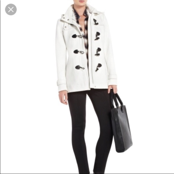 BCBGMaxaria Toggle Wool Cashmere Blend Coat - Picture 2 of 9